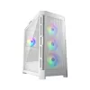 Caja semitorre COUGAR Duoface Pro ARGB, Blanca, Semitorre, PC, Blanca, ATX, EATX, micro ATX, Mini-ITX, SSI CEB, Metal, Nylon, cristal templado, Multi
