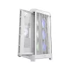 Caja semitorre COUGAR Duoface Pro ARGB, Blanca, Semitorre, PC, Blanca, ATX, EATX, micro ATX, Mini-ITX, SSI CEB, Metal, Nylon, cristal templado, Multi