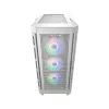 Caja semitorre COUGAR Duoface Pro ARGB, Blanca, Semitorre, PC, Blanca, ATX, EATX, micro ATX, Mini-ITX, SSI CEB, Metal, Nylon, cristal templado, Multi