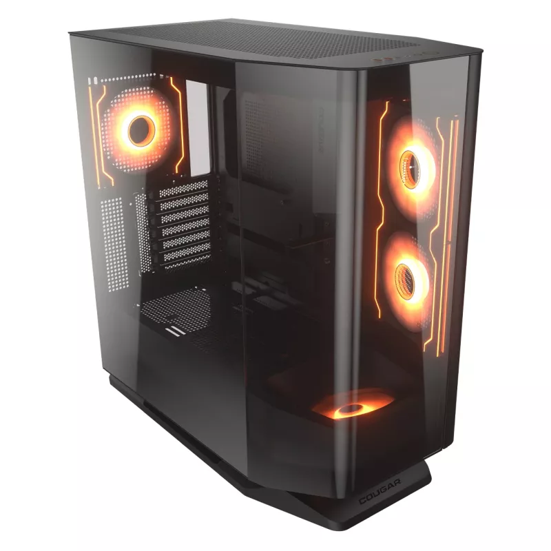 Caja de ordenador COUGAR FV270 ARGB Semitorre Negra
