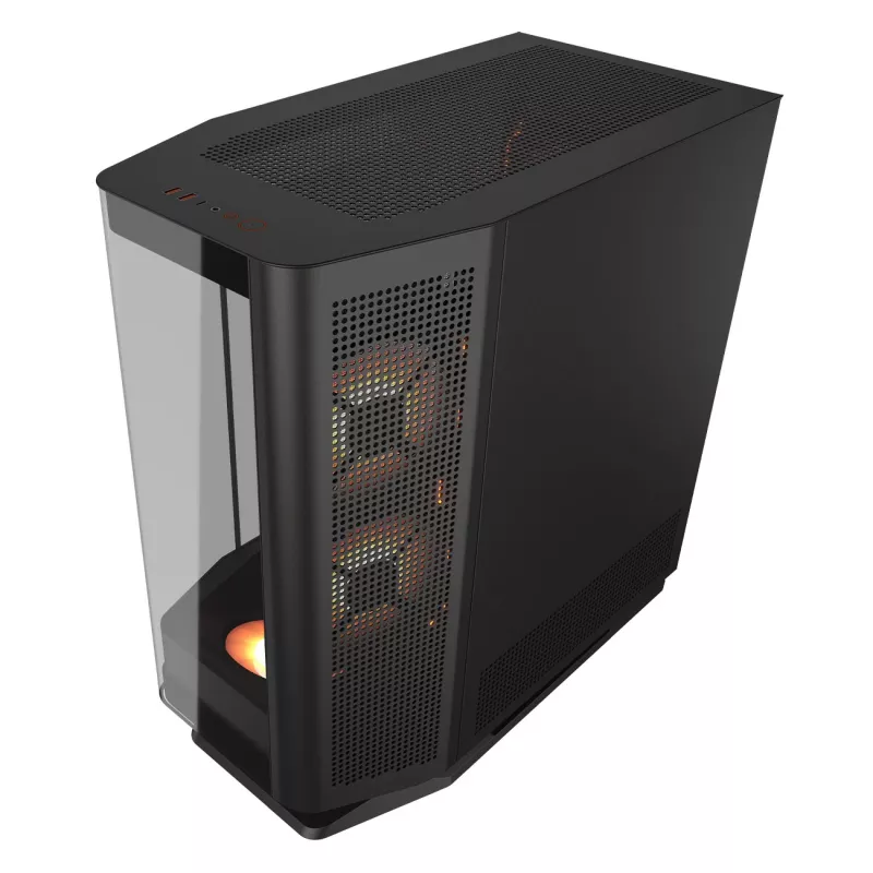 Caja de ordenador COUGAR FV270 ARGB Semitorre Negra