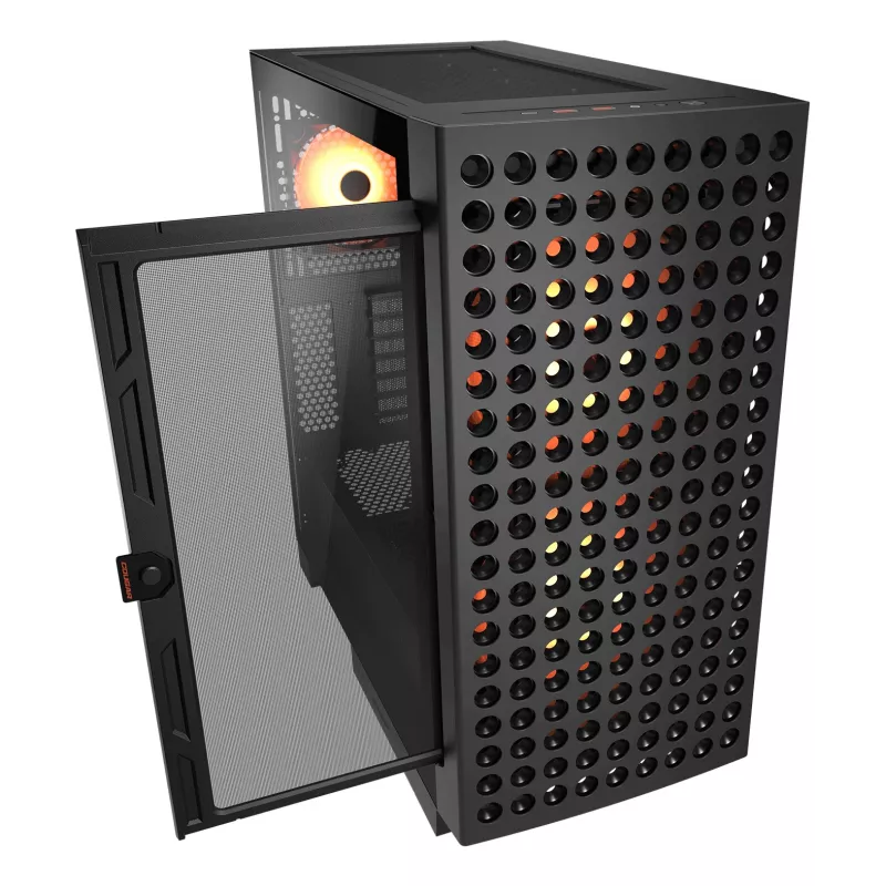 Caja semitorre COUGAR, Airface ECO, ARGB, Negra