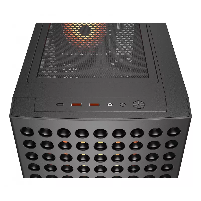 Caja semitorre COUGAR, Airface ECO, ARGB, Negra
