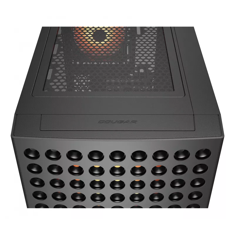 Caja semitorre COUGAR, Airface ECO, ARGB, Negra
