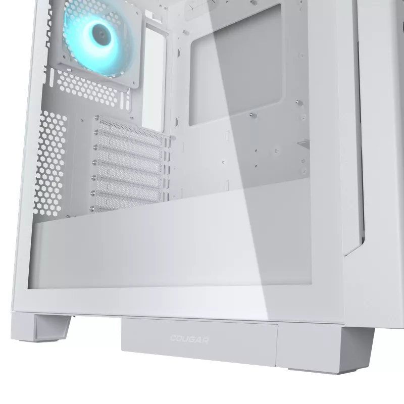 Caja semitorre COUGAR, Airface ECO, ARGB, Blanca