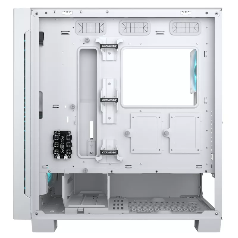 Caja semitorre COUGAR, Airface ECO, ARGB, Blanca