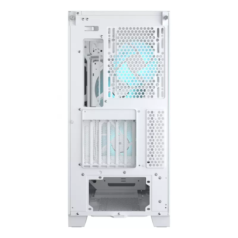 Caja semitorre COUGAR, Airface ECO, ARGB, Blanca