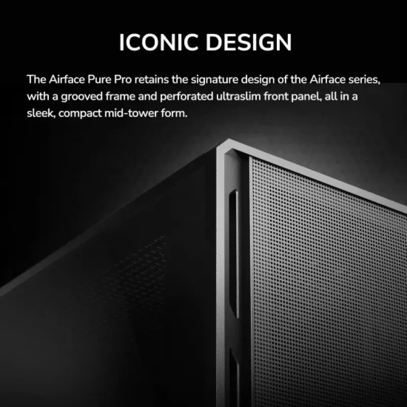 Caja Midi-Tower COUGAR Airface Pure PRO, ARGB, negra