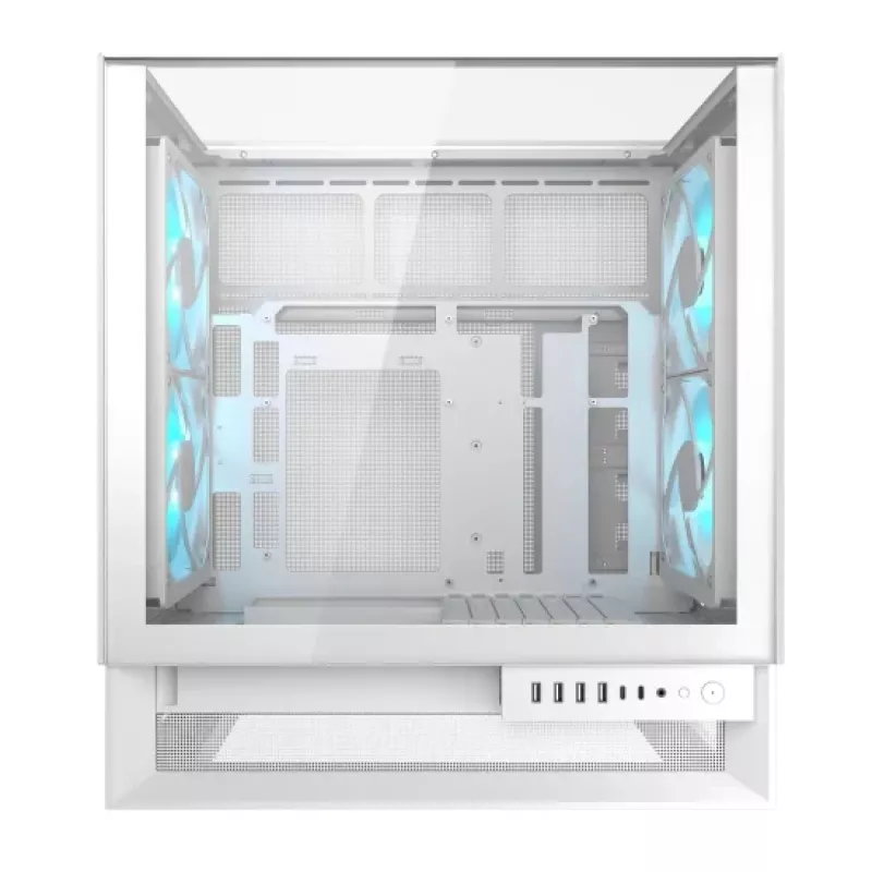 Caja Midi-Tower COUGAR OmnyX, ARGB, blanca
