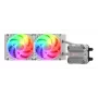 Refrigeración líquida CPU COUGAR Poseidon Ultra 240, ARGB, blanca, refrigeración líquida todo en uno, 12 cm, 500 RPM, 2200 RPM, blanca
