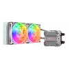 Refrigeración líquida CPU COUGAR Poseidon Ultra 240, ARGB, blanca, refrigeración líquida todo en uno, 12 cm, 500 RPM, 2200 RPM, blanca