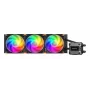 Refrigeración líquida CPU COUGAR Poseidon Ultra 360, ARGB, negra, refrigeración líquida todo en uno, 12 cm, 500 RPM, 2200 RPM, negra