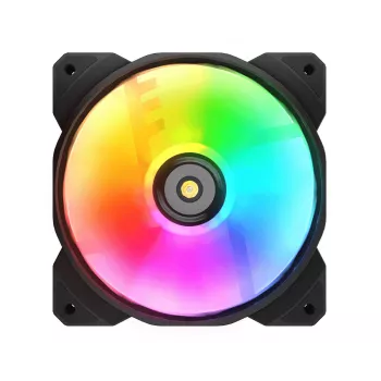 Ventilador de caja COUGAR MHP 120 ARGB, negro