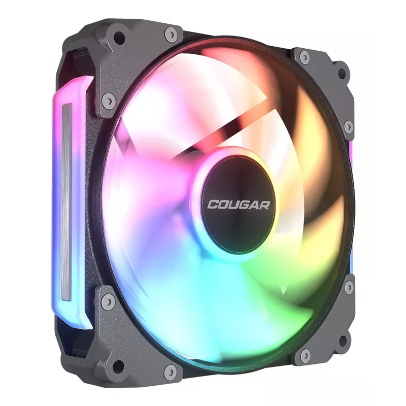 Ventilador de caja COUGAR Apolar 120 ARGB, negro (pack de 3)
