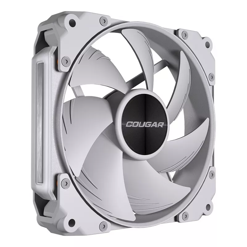 Ventilador de caja COUGAR Apolar 120 ARGB, blanco, ventilador, 12 cm, blanco