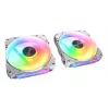Ventilador de caja COUGAR Apolar 120 ARGB, blanco, ventilador, 12 cm, blanco