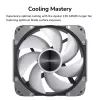 Ventilador de caja COUGAR Apolar 120 ARGB, blanco, ventilador, 12 cm, blanco