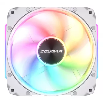Ventilador de caja COUGAR Apolar 120 ARGB, blanco (pack de 3), ventilador, 12 cm, blanco