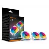 Ventilador de caja COUGAR Apolar 120 ARGB, blanco (pack de 3), ventilador, 12 cm, blanco