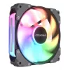 Ventilador de caja COUGAR Apolar 120 ARGB Reverse Blade CF-ARB12HB-RGB, 120 x 120 x 28 mm, 37,1 dB, negro