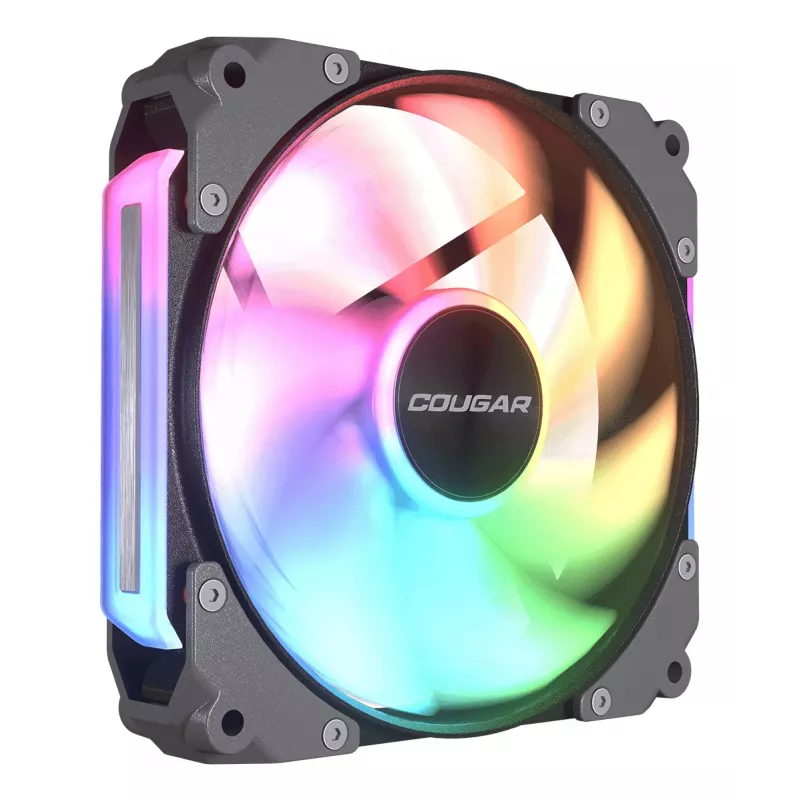 Ventilador de caja COUGAR Apolar 120 ARGB Reverse Blade CF-ARB12HB-RGB, 120 x 120 x 28 mm, 37,1 dB, negro