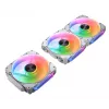 Ventilador de caja COUGAR Apolar 120 ARGB, Reverse Blade, blanco (pack de 3)