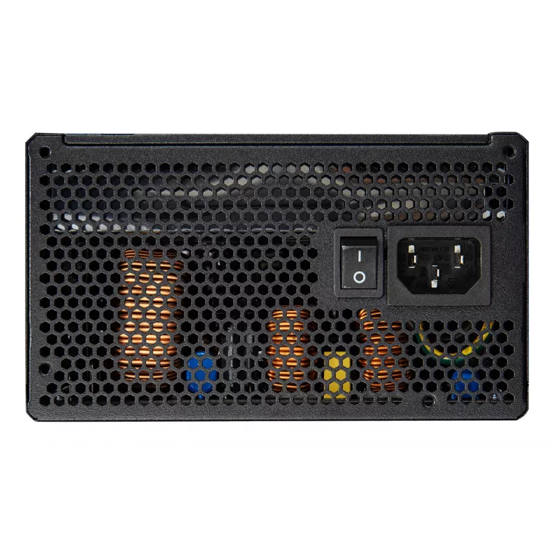 Fuente de alimentación COUGAR GLE 1000W ATX 3.1, 80 PLUS Gold, 100–240 V, 50/60 Hz, ATX de 20+4 pines, ventilador de 135 mm, negro