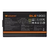 Fuente de alimentación COUGAR GLE 1000W ATX 3.1, 80 PLUS Gold, 100–240 V, 50/60 Hz, ATX de 20+4 pines, ventilador de 135 mm, negro