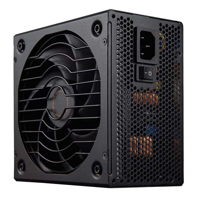 COUGAR GLE 1200 W ATX 3.1 fuente de alimentación, 80 PLUS Gold, 100-240 V, 50/60 Hz, ATX de 20+4 pines, ventilador de 135 mm, negra