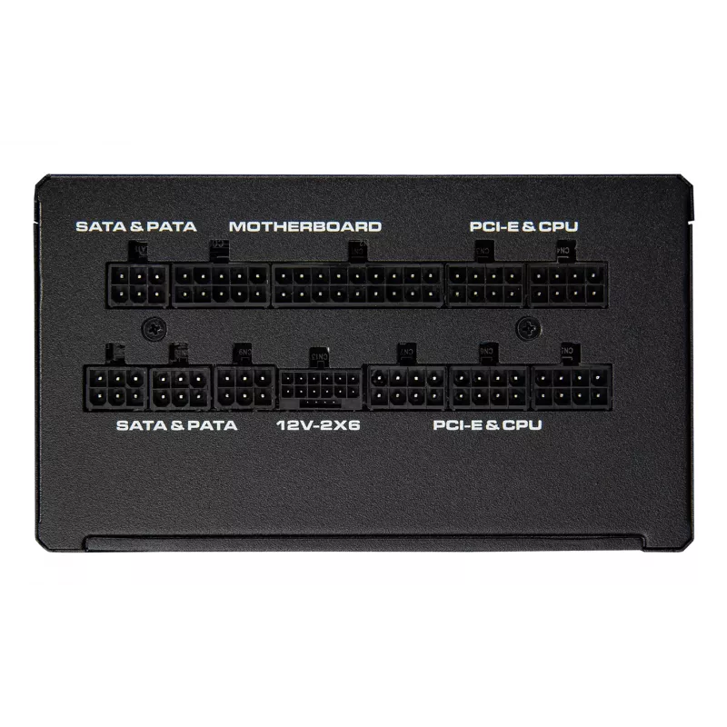 COUGAR GLE 1200 W ATX 3.1 fuente de alimentación, 80 PLUS Gold, 100-240 V, 50/60 Hz, ATX de 20+4 pines, ventilador de 135 mm, negra