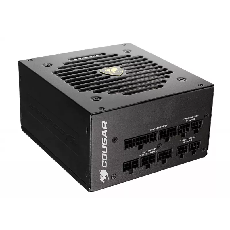 Fuente de alimentación COUGAR GEX 750W ATX3.0 / 80 Plus Gold / Modular, 750 W, 100 - 240 V, 50 - 60 Hz, 10 - 5 A, 10 A, 5 A