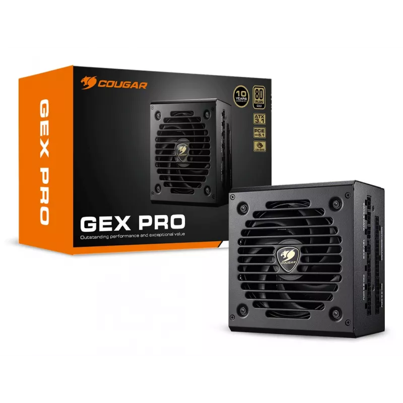 Fuente de alimentación COUGAR GEX PRO 650W ATX3.1 / 80 Plus Gold / Modular