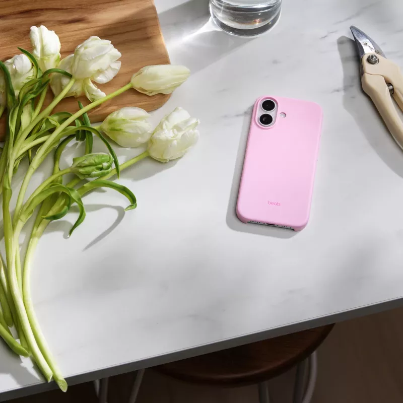 APPLE Beats iPhone 17 - Funda con MagSafe y control de cámara - Pebble Pink