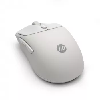 HP 400 Ratón inalámbrico silencioso Maple, ambidiestro, RF Wireless + Bluetooth, 6000 DPI, Beige