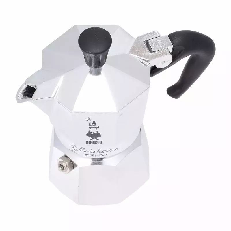 Cafetera italiana BIALETTI Moka Express aluminio 2 tazas (100 ml) Negra