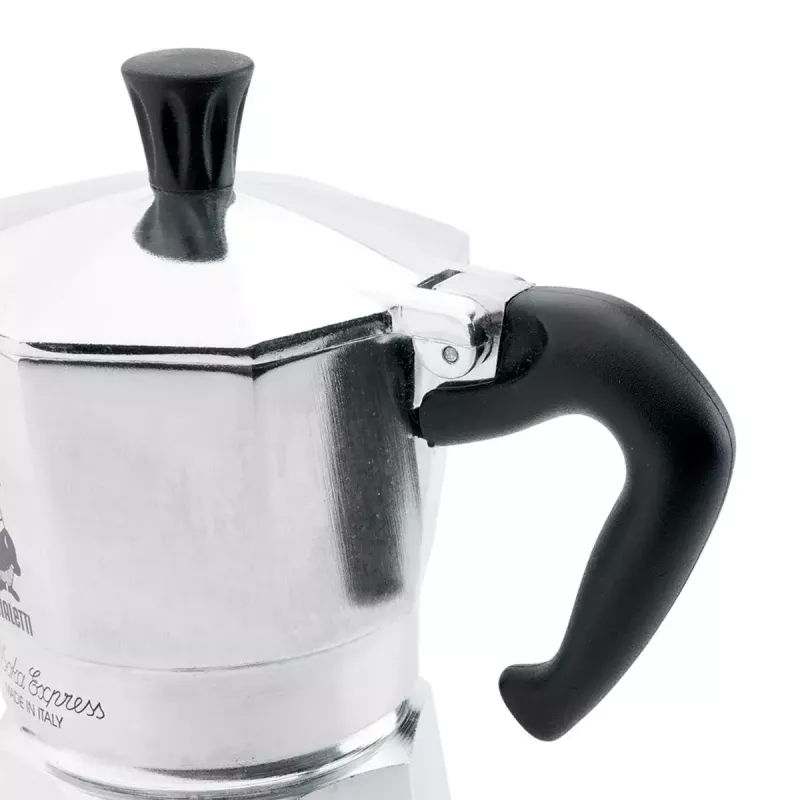 Cafetera italiana BIALETTI Moka Express aluminio 2 tazas (100 ml) Negra