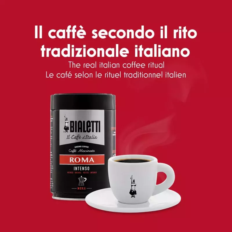 Cafetera italiana BIALETTI Moka Express aluminio 2 tazas (100 ml) Negra