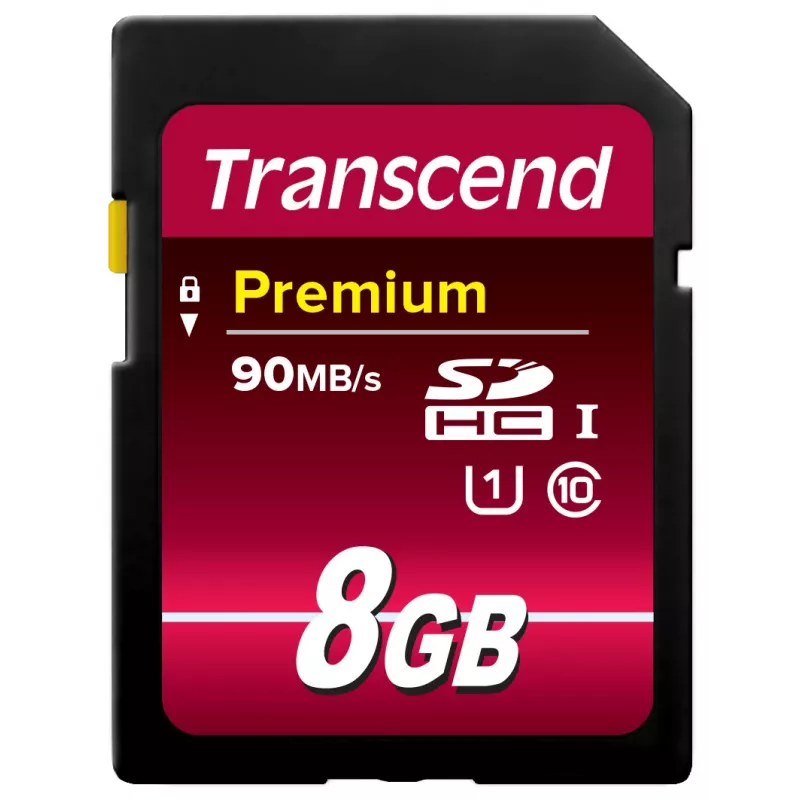 Memoria flash Transcend 8GB SDHC Class 10 UHS-I TS8GSDU1