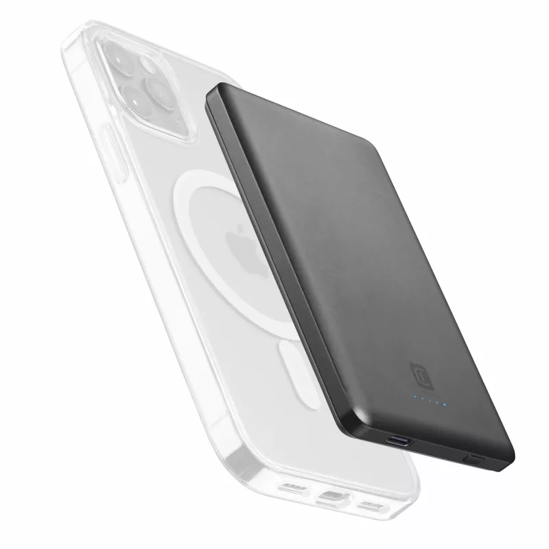 Cellularline Mag Lite 5000 5000mAh Batería externa inalámbrica compatible con tecnología MagSafe