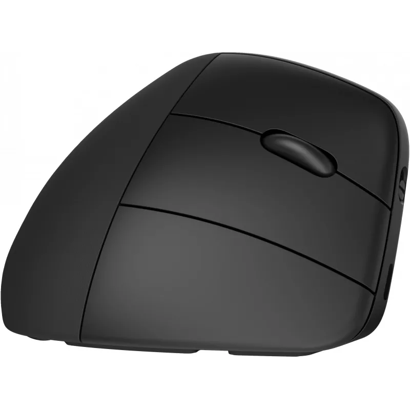 HP 920 Ratón inalámbrico ergonómico, Diestro, diseño vertical, Bluetooth + USB Type-A, 4000 DPI, Negro