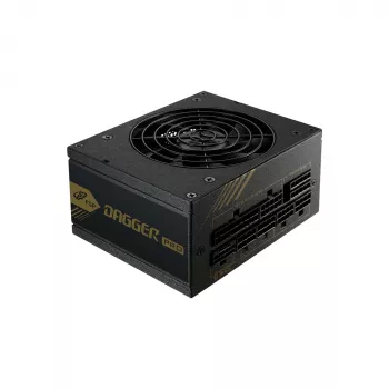 Fuente de alimentación FSP DAGGER PRO 850W SFX SFX3.3 Negra, 850 W, 100 - 240 V, 50/60 Hz, 12-6 A, Activa, 120 W