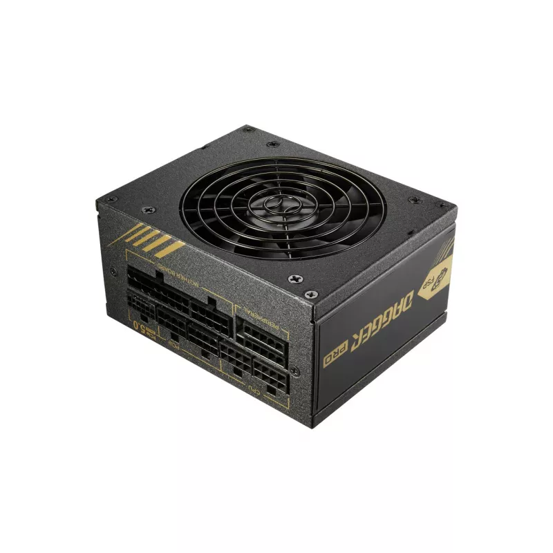 Fuente de alimentación FSP DAGGER PRO 850W SFX SFX3.3 Negra, 850 W, 100 - 240 V, 50/60 Hz, 12-6 A, Activa, 120 W