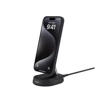 BELKIN Base de carga inalámbrica - BoostCharge Pro - Qi2 15 W - Negro