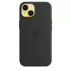 Funda Apple iPhone 14 Silicon Case con MagSafe Mitternacht