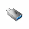 CHERRY 61710036 Adaptador USB-A a USB-C, Plata