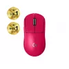 LOGITECH G Pro X Superlight 2 Lightspeed Ratón Gaming Magenta 2.4GHz