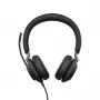 Jabra Evolve2 40 SE USB-C, MS Estéreo, Cableado, Llamadas/Música, 20 - 20000 Hz, 188 g, Auriculares, Negro