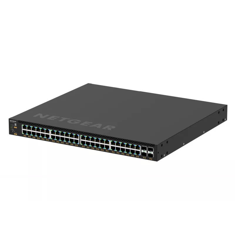 NETGEAR M4350-48G4XF Switch gestionado L3 Gigabit Ethernet (10/100/1000) Power over Ethernet (PoE) 1U Negro