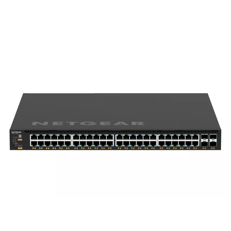NETGEAR M4350-48G4XF Switch gestionado L3 Gigabit Ethernet (10/100/1000) Power over Ethernet (PoE) 1U Negro