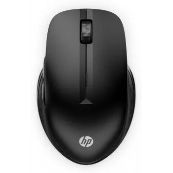HP 430 ratón inalámbrico multidispositivo, ambidiestro, óptico, RF inalámbrico + Bluetooth, 1200 DPI, negro